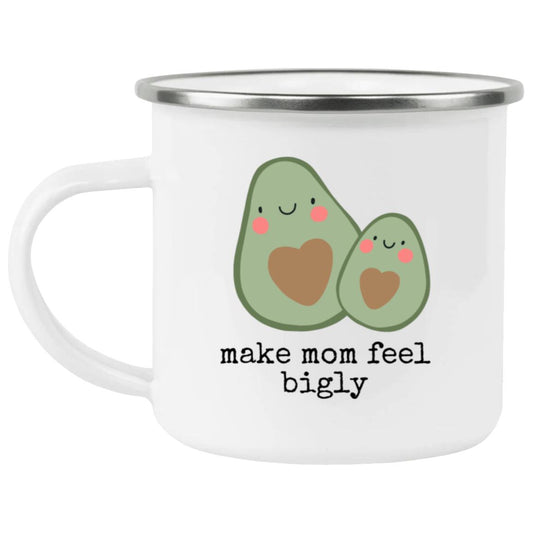 make mom feel bigly- travel mug - Reddogshirt